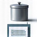 An icon representing data deletion.